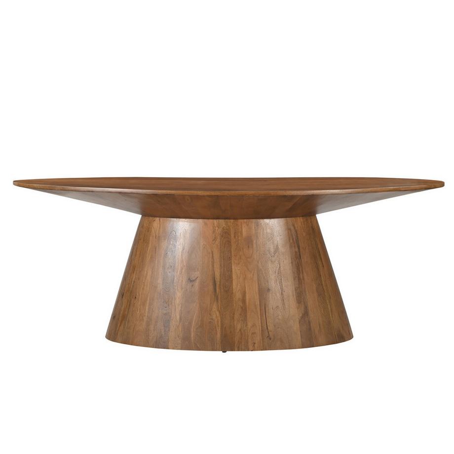 mutoni Table de salle à manger Luminia nature 210x100  