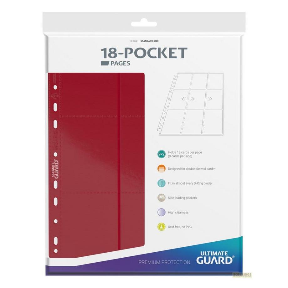 Ultimate Guard  Ultimate Guard 18-Pocket Pages Side-Loading Rot (10) 
