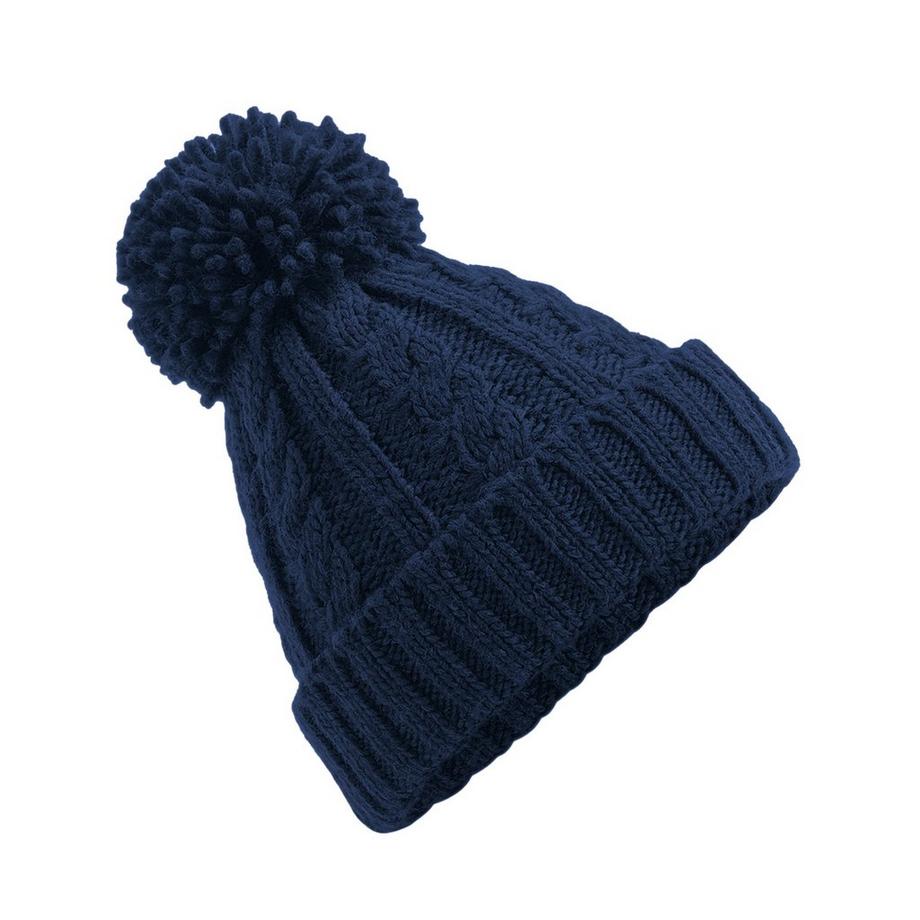 Beechfield Bonnet à Pompon Torsadé Unisexe  