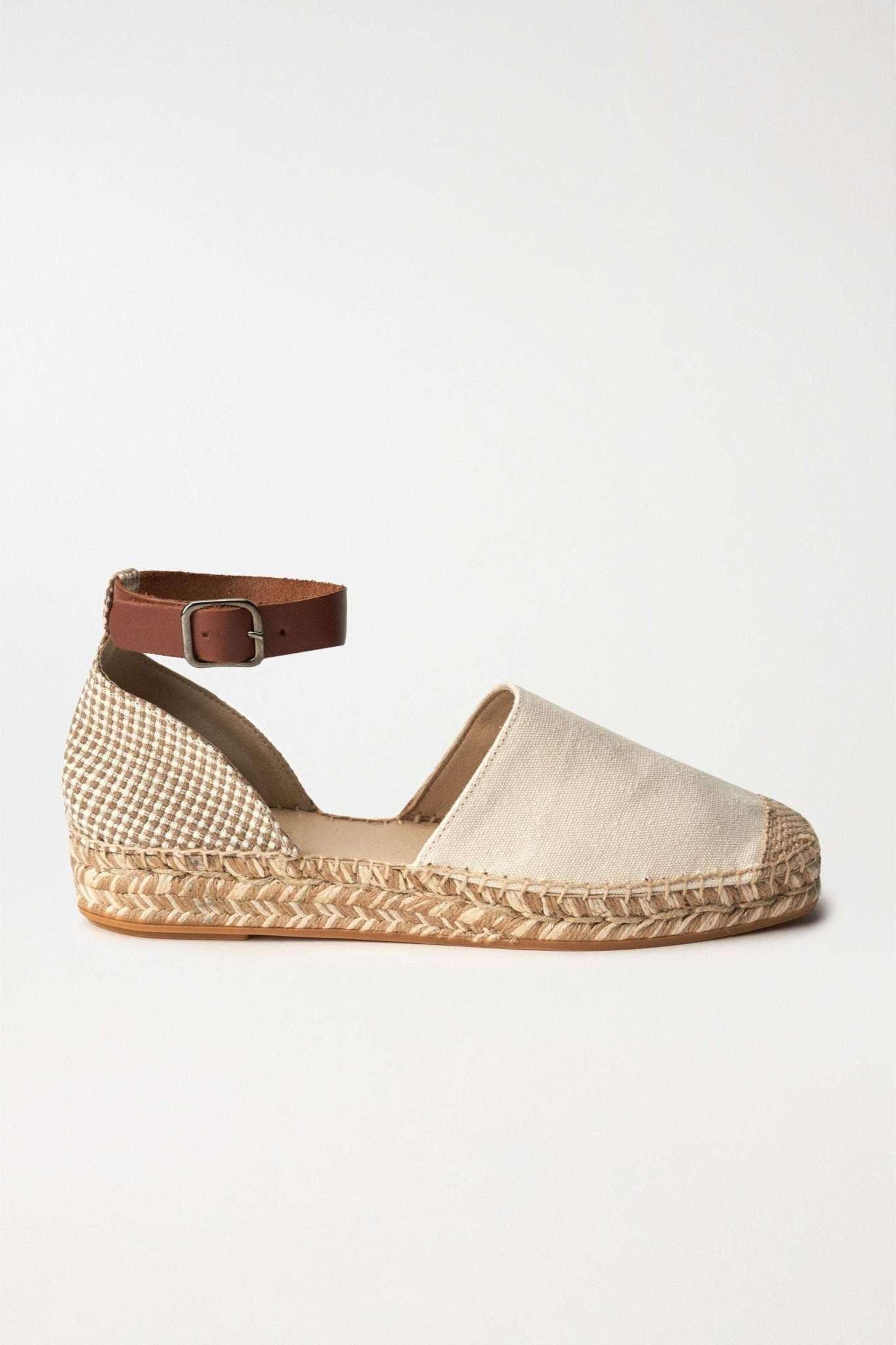 Image of Sandalen Plateau-espadrilles Damen Beige 36