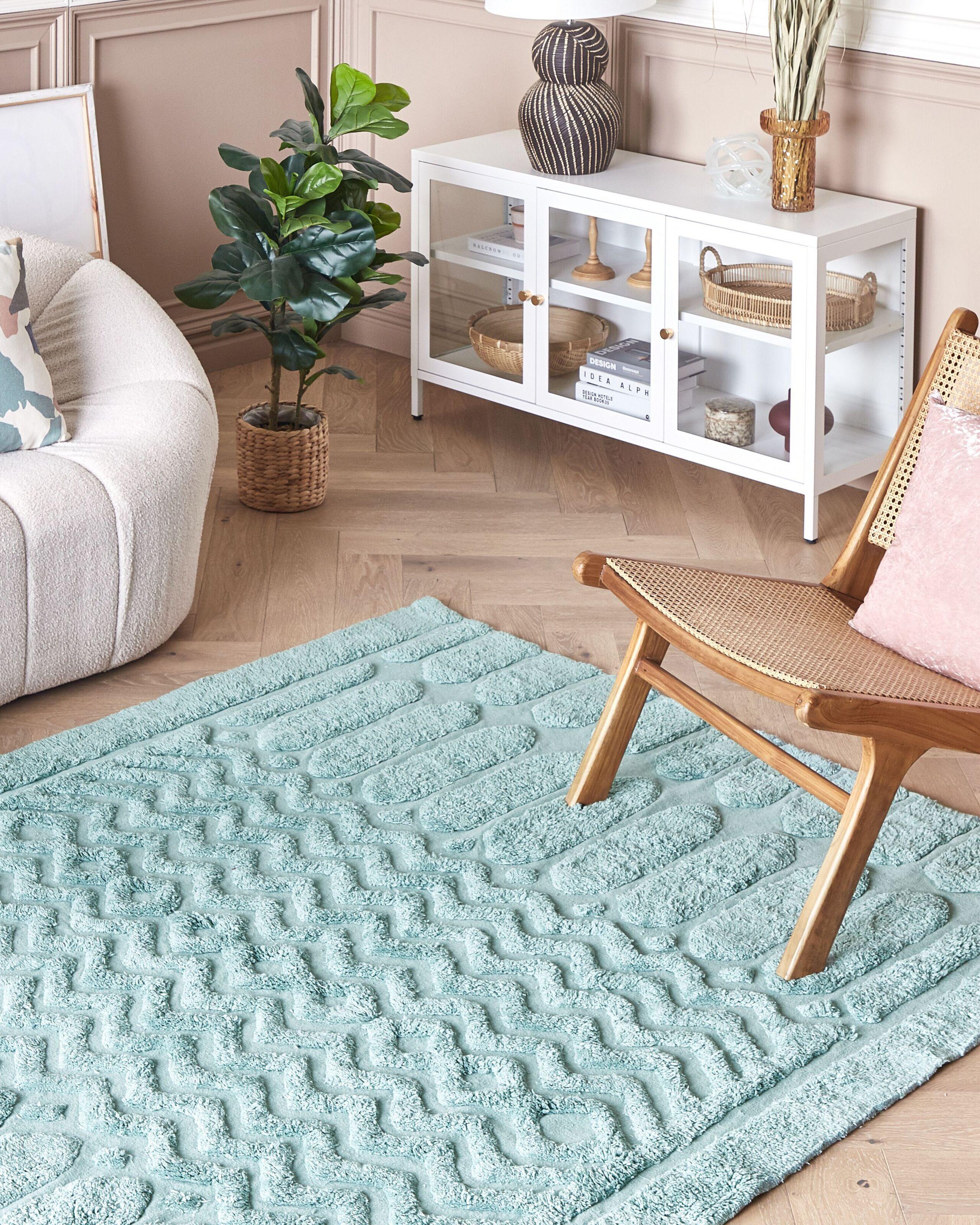 Beliani Tapis en Coton Boho SIRNAK  