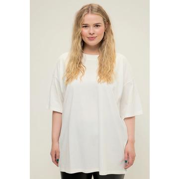 T-shirt oversize, col rond, grand imprimé dans le dos