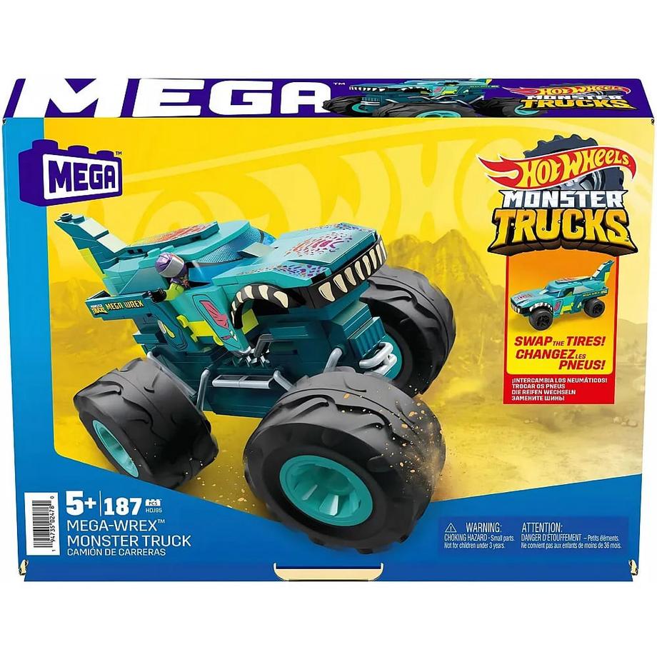 Mega Construx  Hot Wheels Monster Trucks Mega-Wrex (187Teile) 