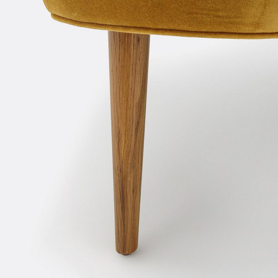 La Redoute Intérieurs Canapé velours et cannage  