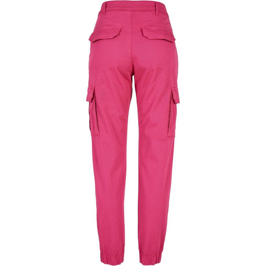 URBAN CLASSICS Pantaloni Utility in Twill di Cotone  