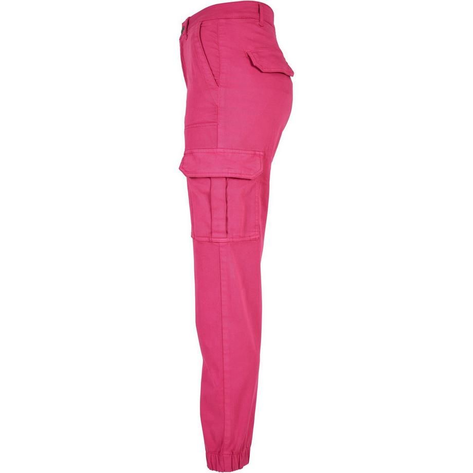 URBAN CLASSICS Pantaloni Utility in Twill di Cotone  