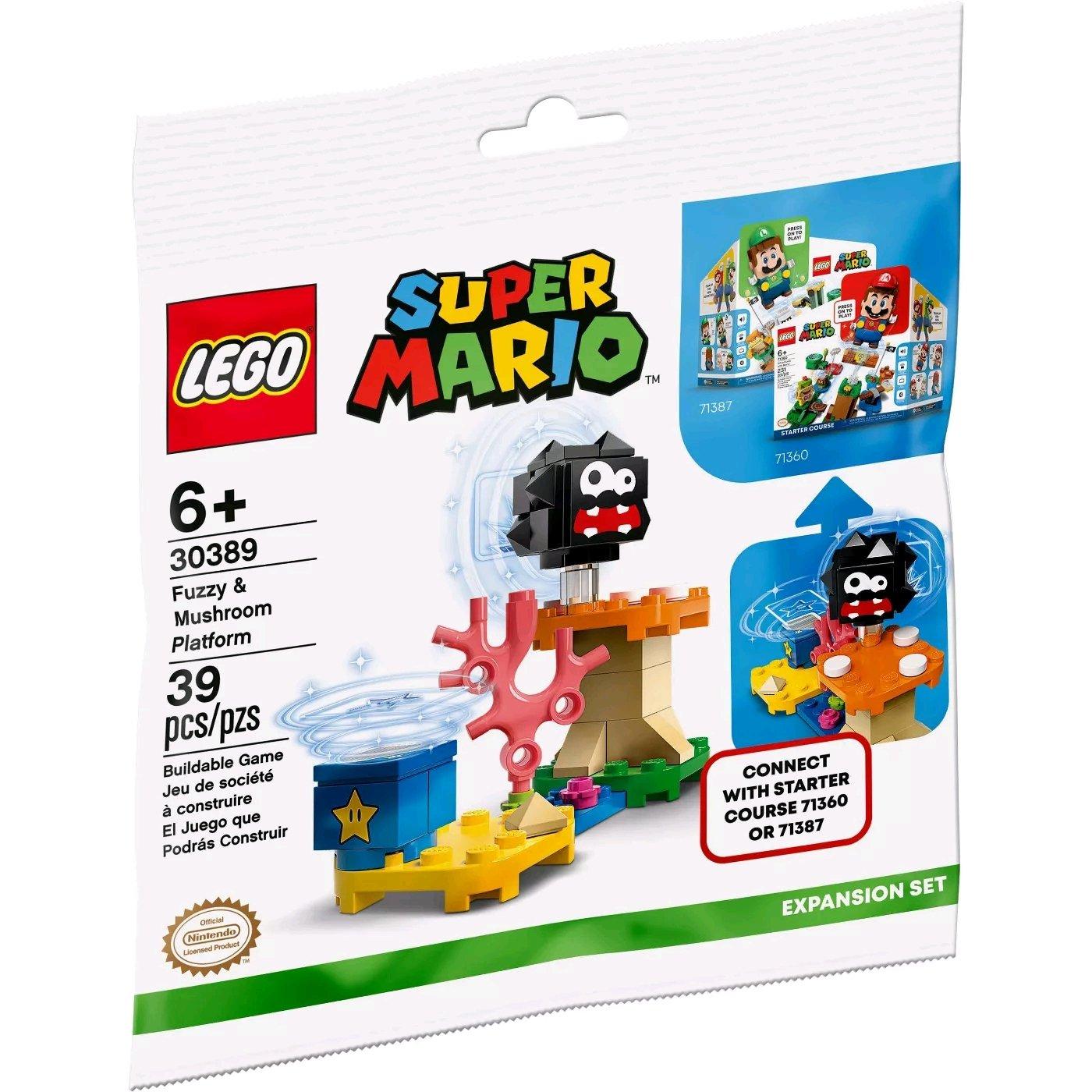 Image of Super Mario 30389 - Fuzzy & Pilz Platform-Erweiterungsset Multicolor