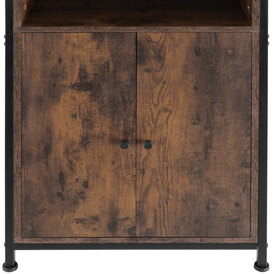 Tectake Highboard Doncaster Industrial Style Holz und Stahl  