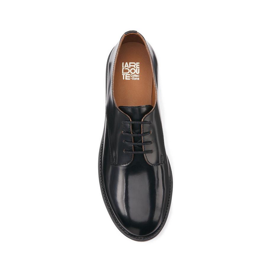 La Redoute Collections Derby Chaussures en Cuir à Semelle Épaisse  