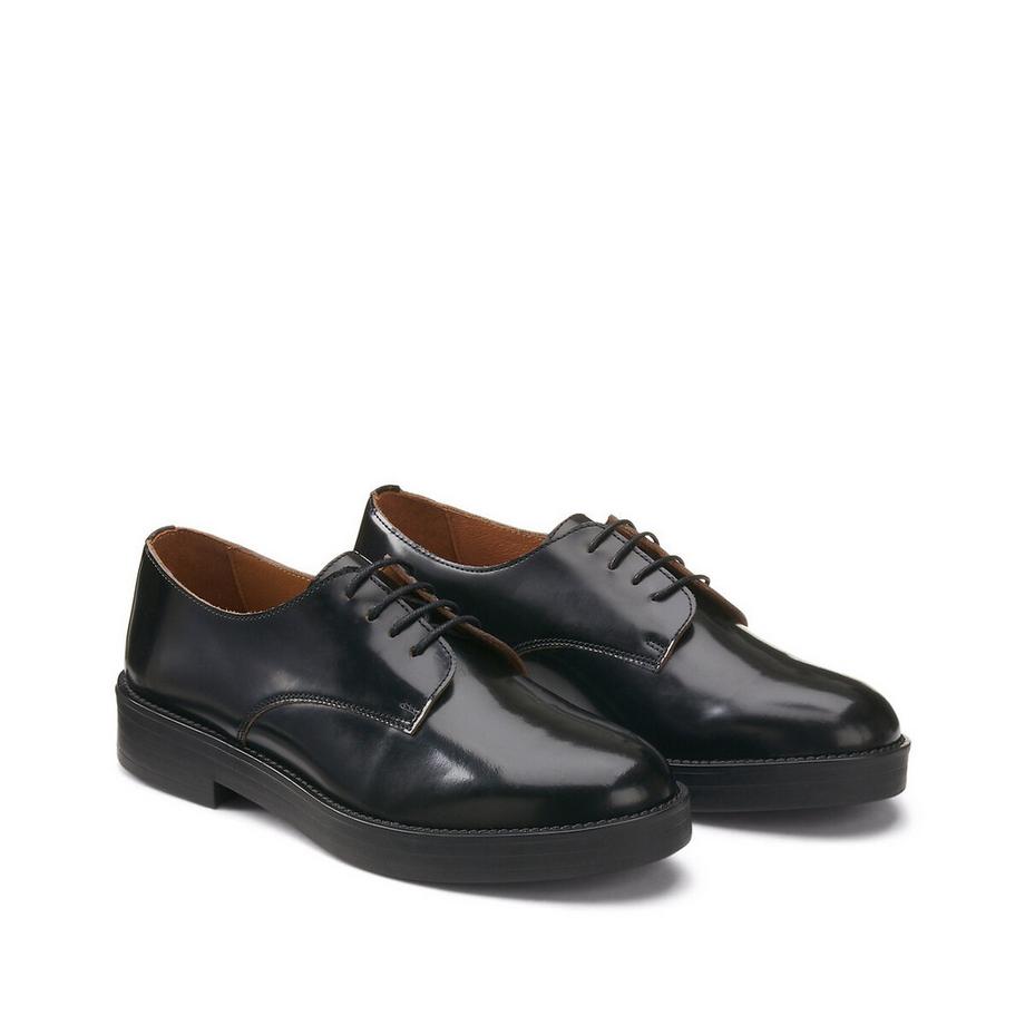 La Redoute Collections Derby Chaussures en Cuir à Semelle Épaisse  
