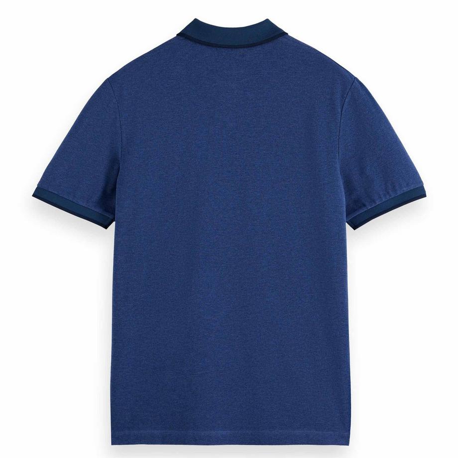 Scotch & Soda Melange Regular Fit Poloshirt  