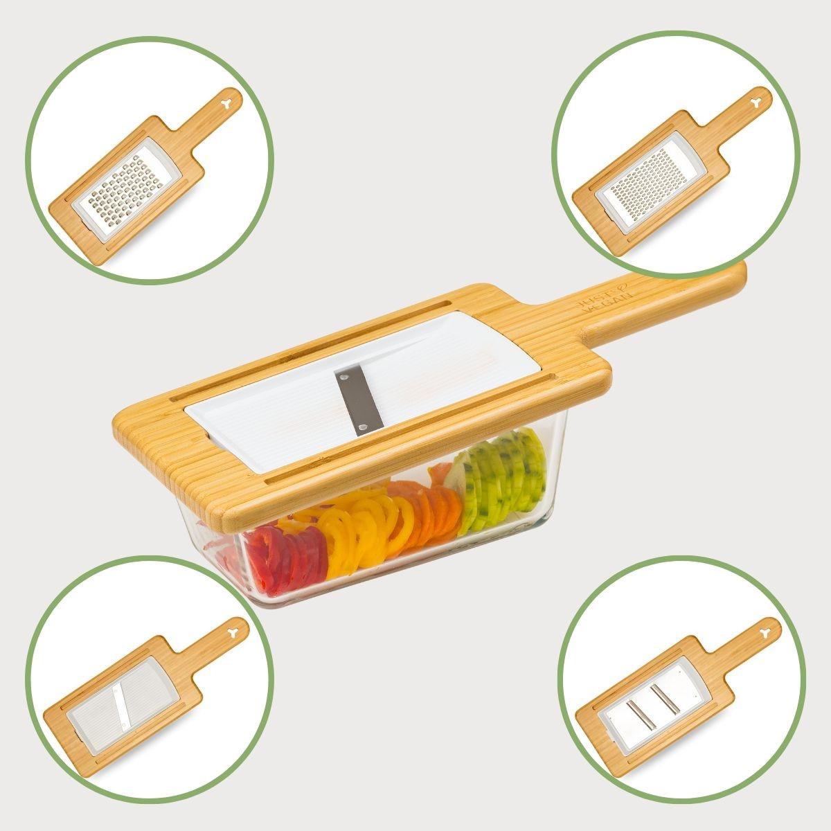 Northix Just Vegan - Dicer Bamboo Veggi - Mandolina  