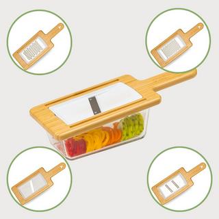 Northix Just Vegan - Dicer Bamboo Veggi - Mandolina  