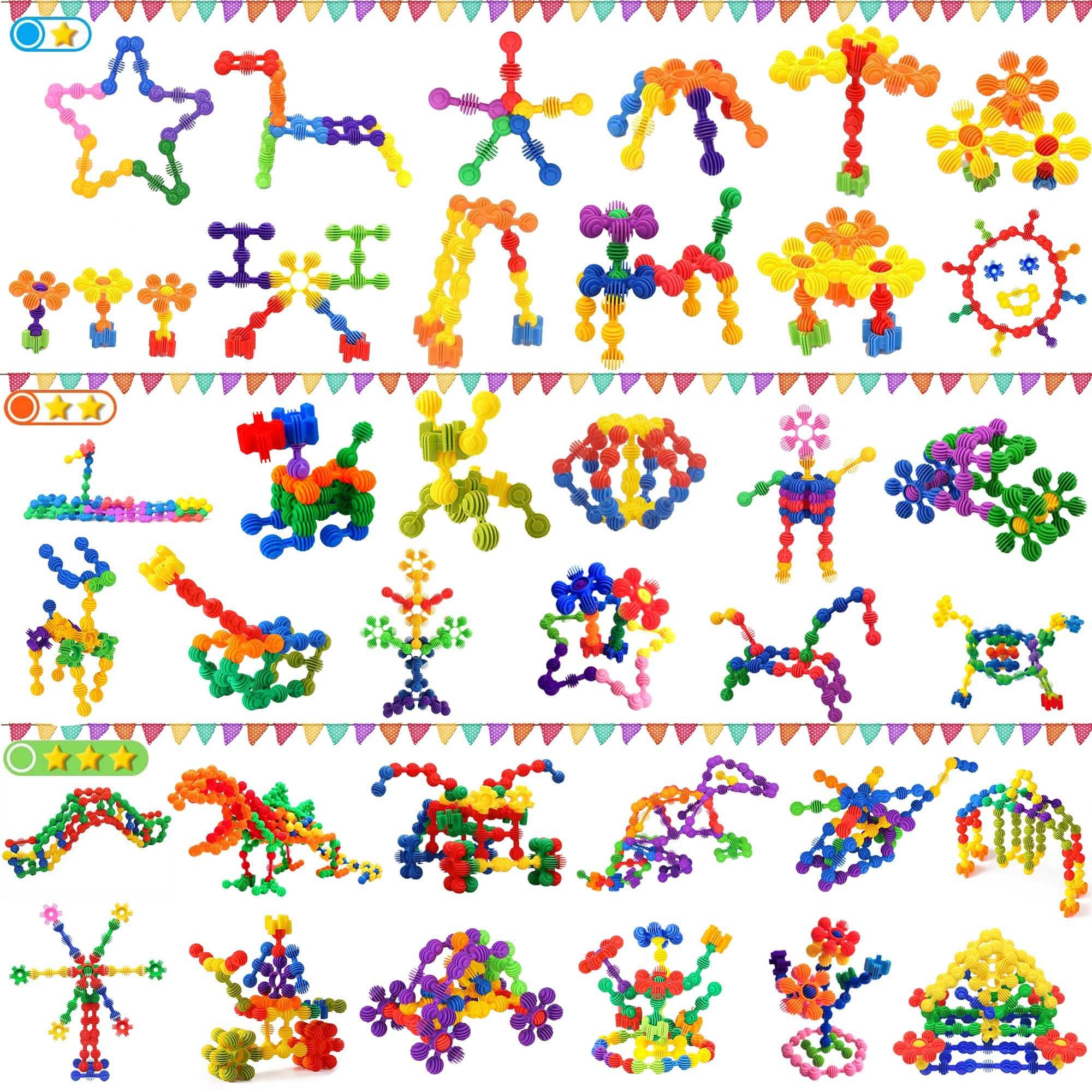 Activity-board  Kreatives Spielzeug-Baustein-Set - 100 PCS Puzzle-Spielzeug für Kinder erstellen 