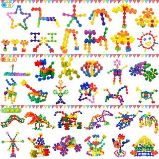 Activity-board  Kreatives Spielzeug-Baustein-Set - 100 PCS Puzzle-Spielzeug für Kinder erstellen 