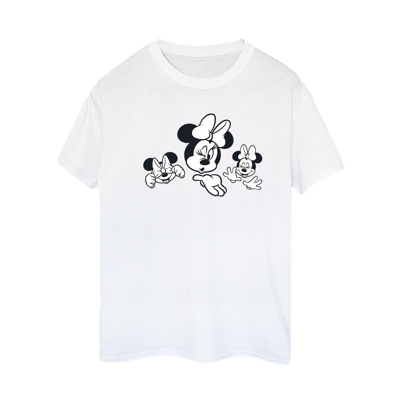 Image of Minnie Mouse Three Faces Tshirt Damen Weiss 3XL