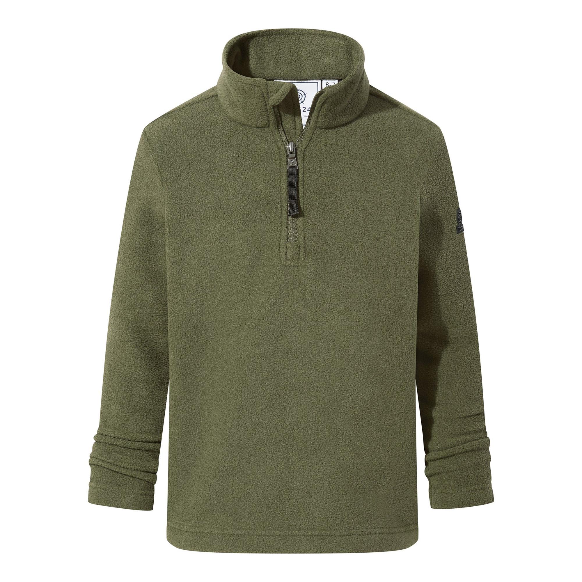 Image of Toffolo Fleeceoberteil Reißverschluss Jungen Khaki 146