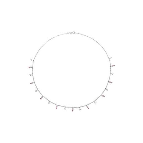 Elli  Halskette Kristall Pink 