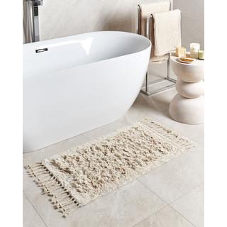 Beliani Tapis de bain en Coton Moderne OLTAN  