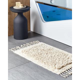 Beliani Tappeto da bagno en Cotone Moderno OLTAN  