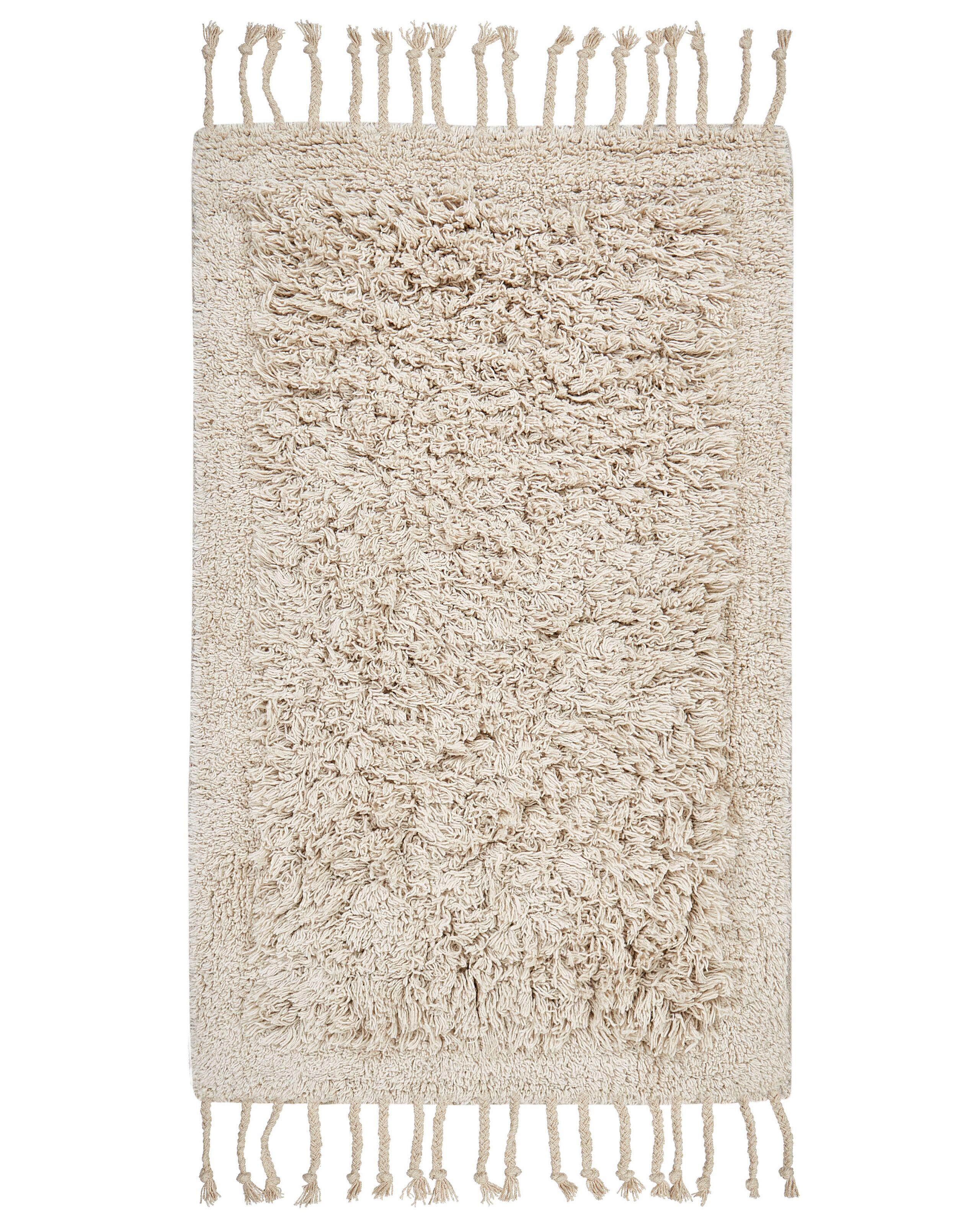 Beliani Tapis de bain en Coton Moderne OLTAN  