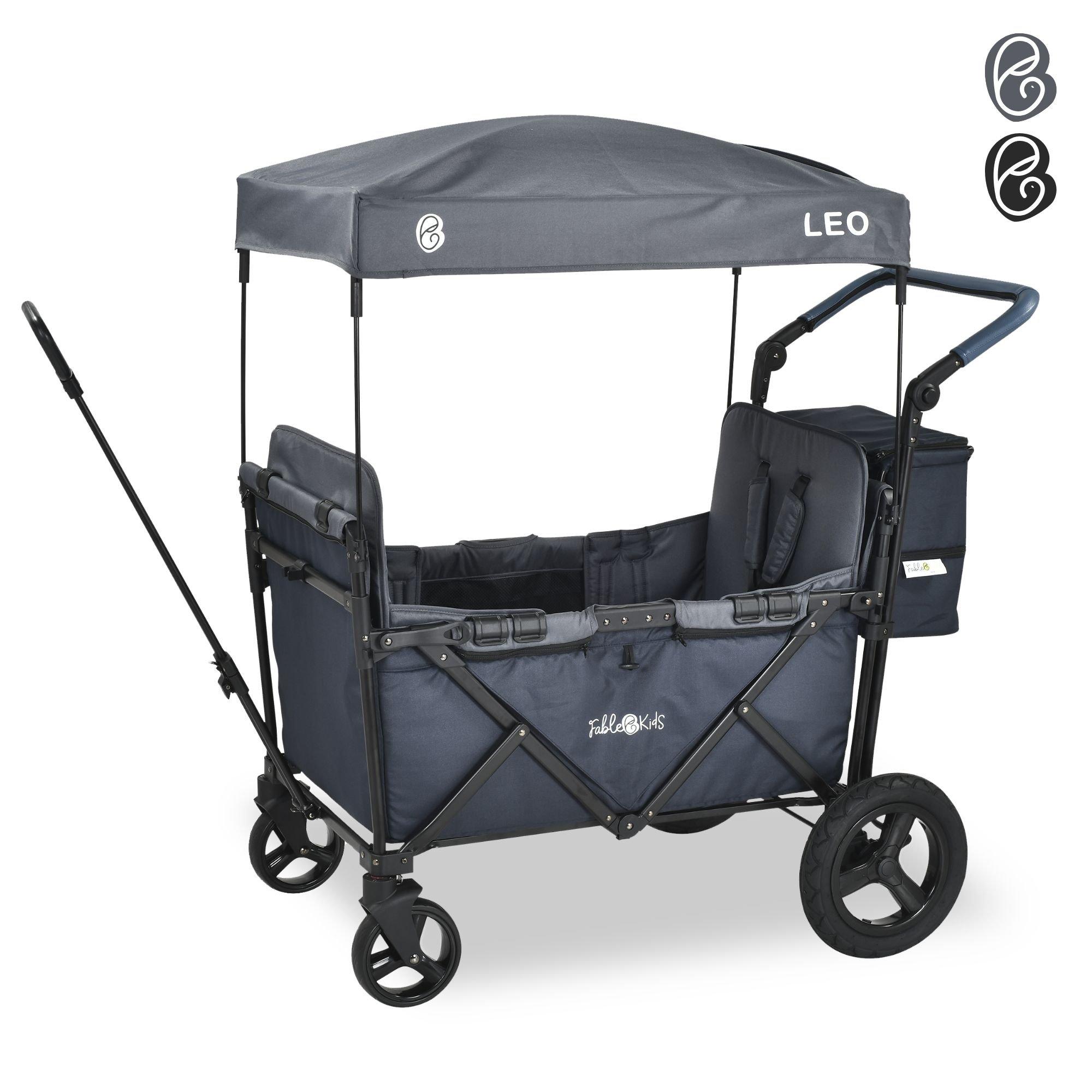 FableKids  LEO X2Plus Carrello Pieghevole con Tetto 