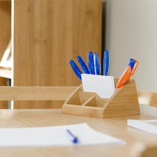 Northix Organisation de bureau en bambou  