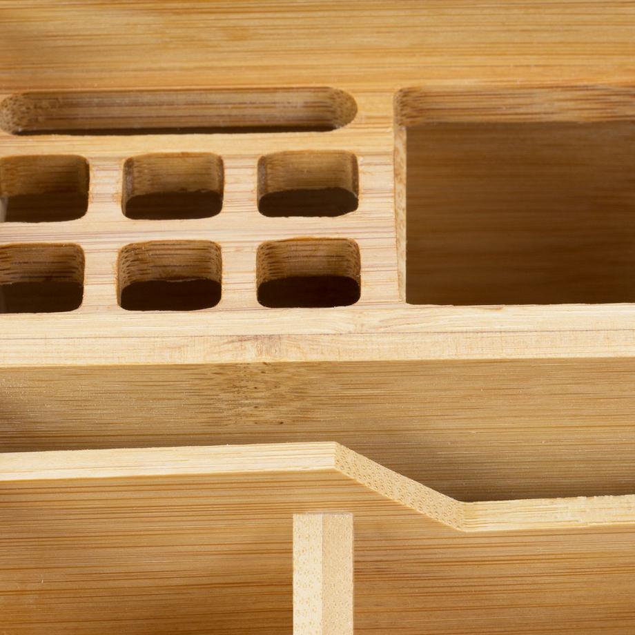 Northix Organisation de bureau en bambou  