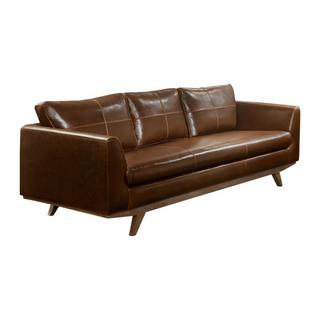 Vente-unique Ledersofa Vintage 3Sitzer ALEGAN  