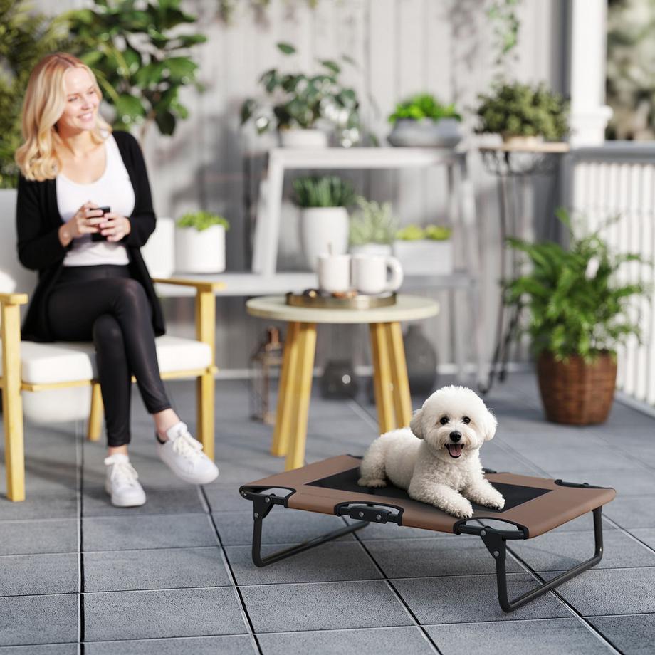 PawHut  Erhöhtes Hundebett 