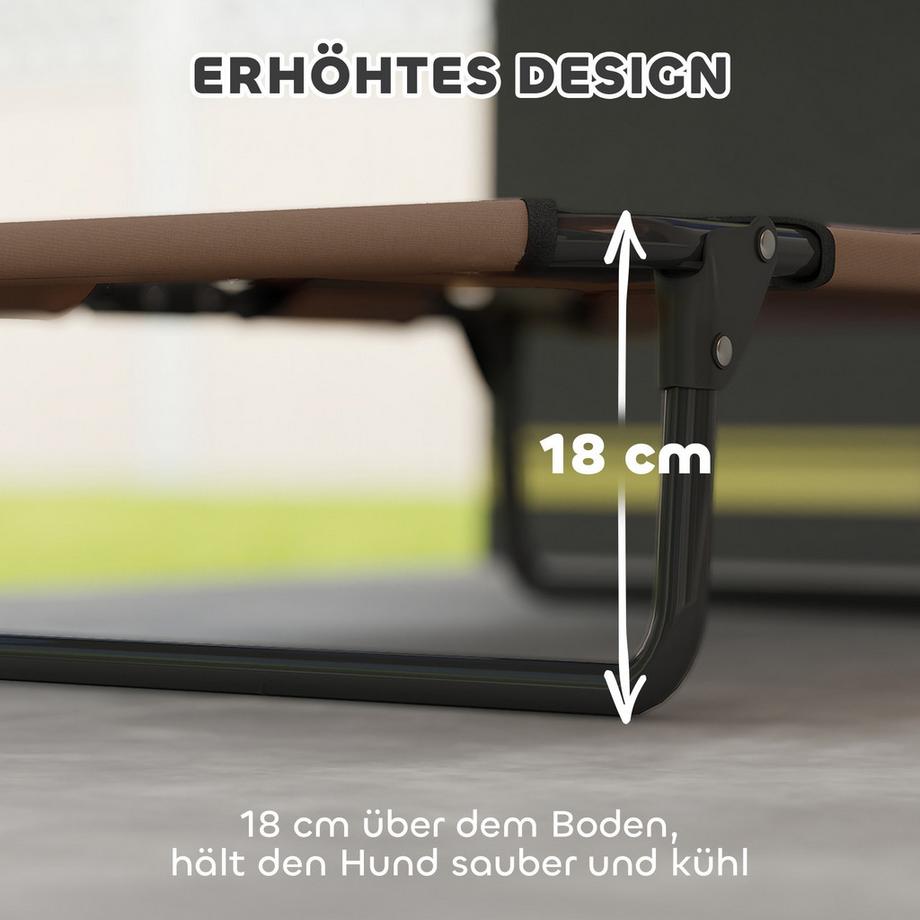 PawHut  Erhöhtes Hundebett 