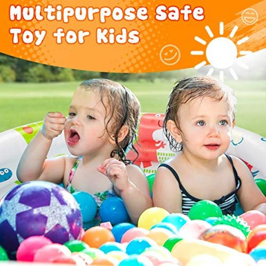 Activity-board  Aufblasbares Planschbecken - Beach Buddies Baby Pool Kinder Set Up Planschbecken, Multicolor Ø 90 x 