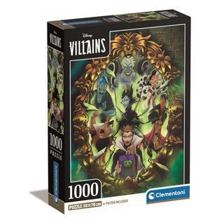 Clementoni  Puzzle Disney Villains Bösewichte 2 (1000Teile) 