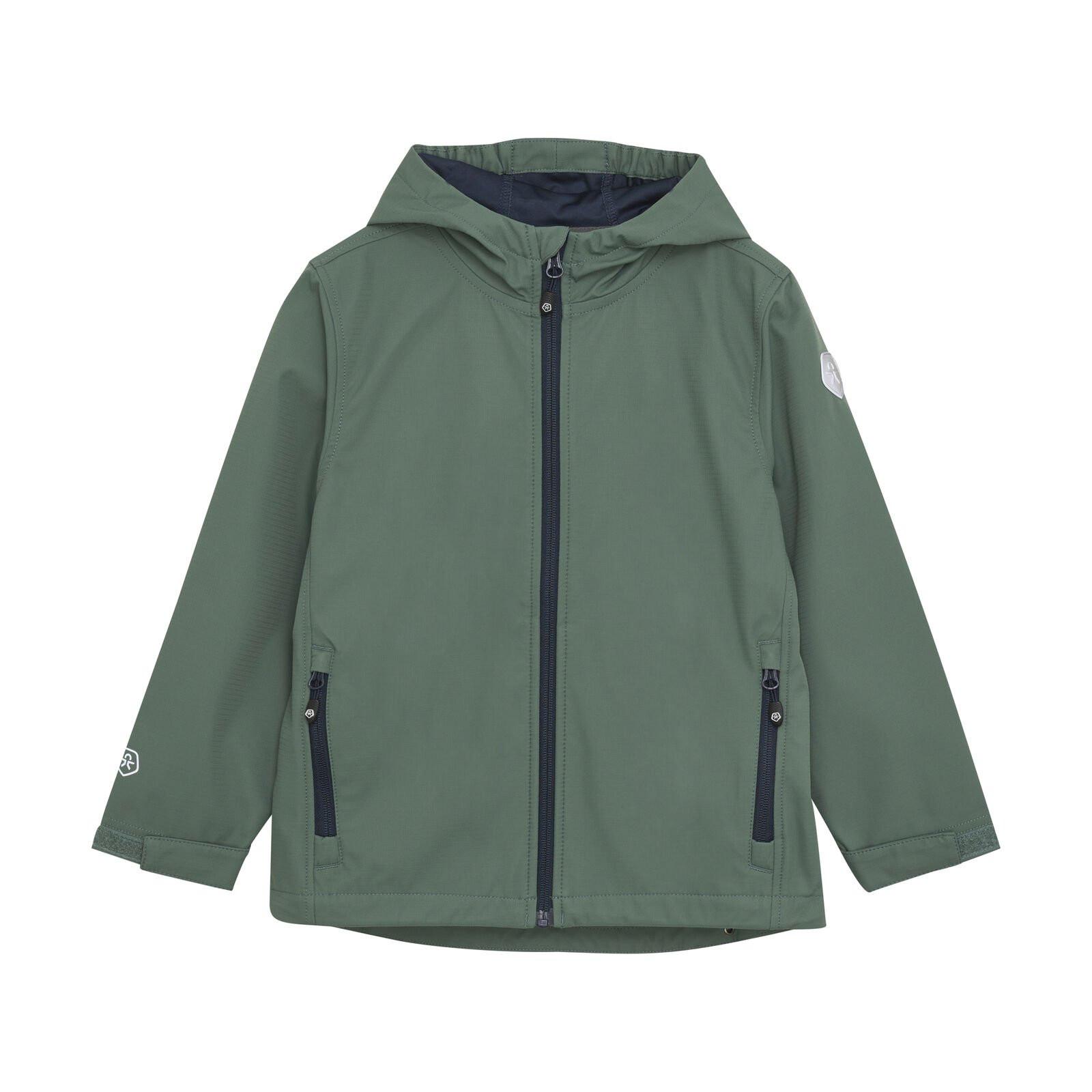 Color Kids  Softshelljacke light weight dark forest 