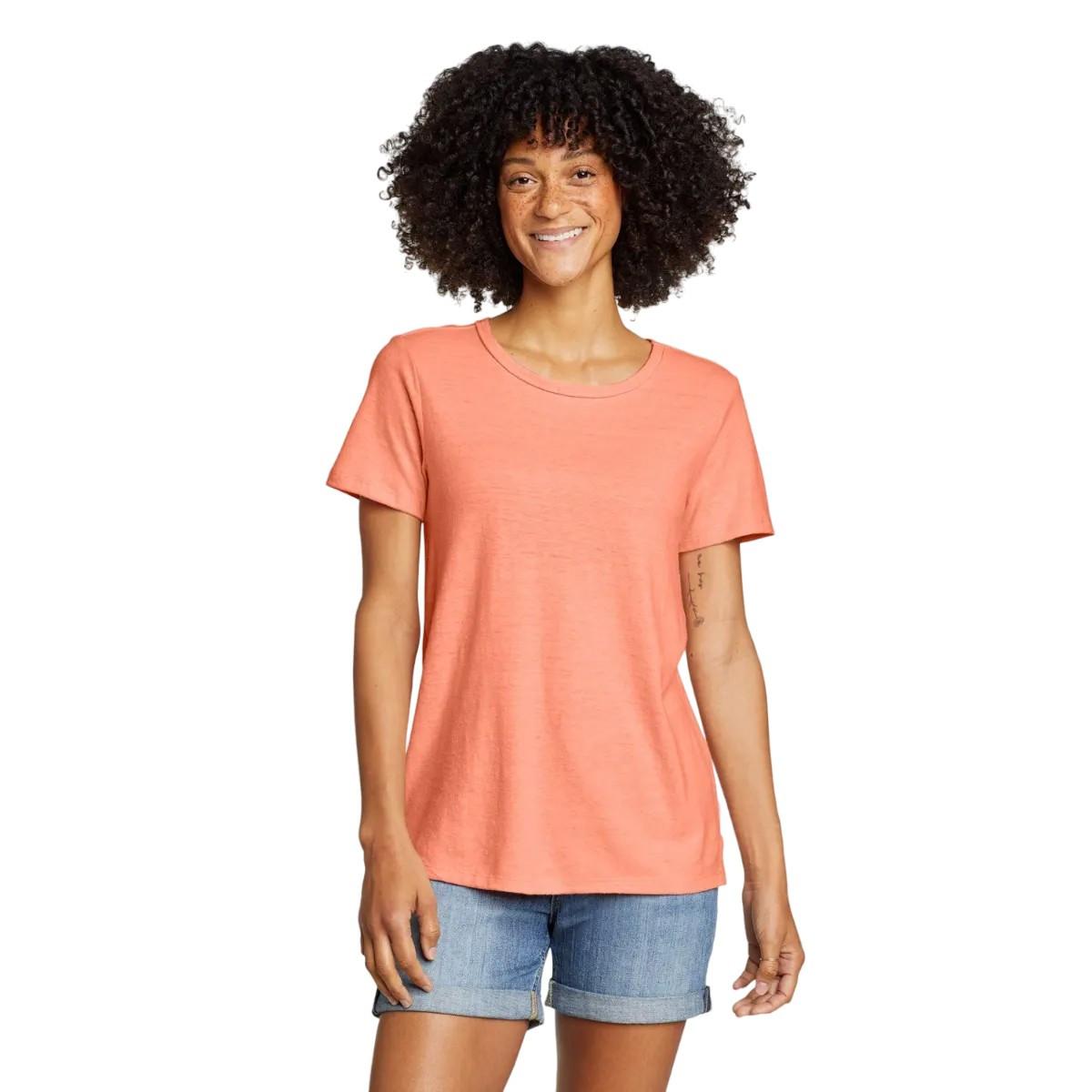 Image of Hemplify Tshirt Kurzärmlig Damen Altrosa S