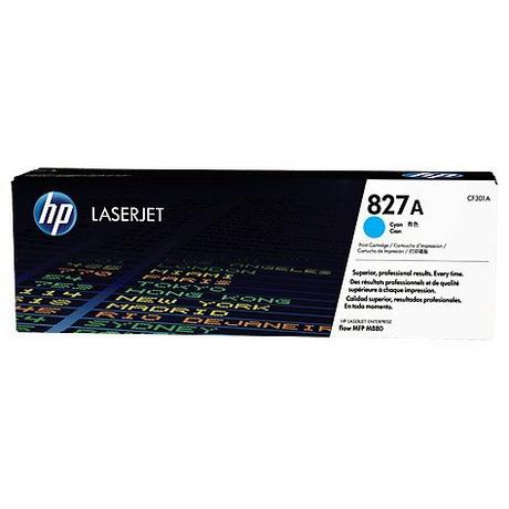 Hewlett-Packard  HP Toner-Modul 827A cyan CF301A CLJ Enterprise M880 32'000 S. 