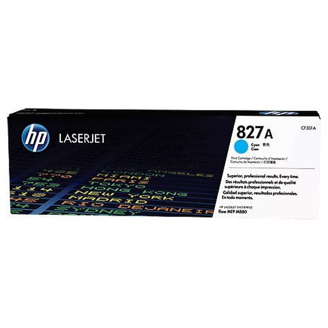 Hewlett-Packard – HP Toner-Modul 827A cyan CF301A CLJ Enterprise M880 32’000 S., One Size