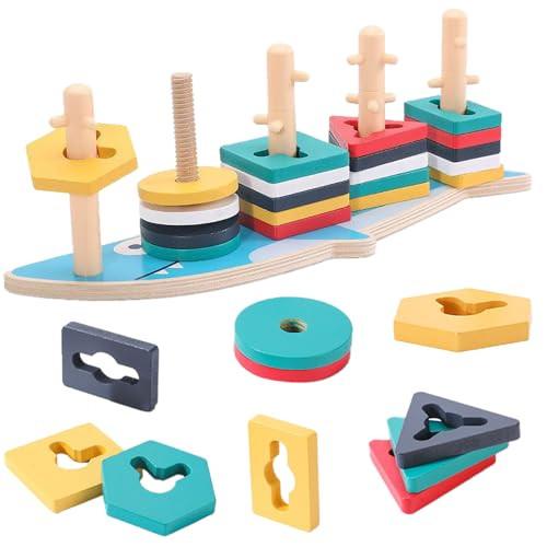 Image of Brettspiel,Sortierspiel aus Holz Multicolor