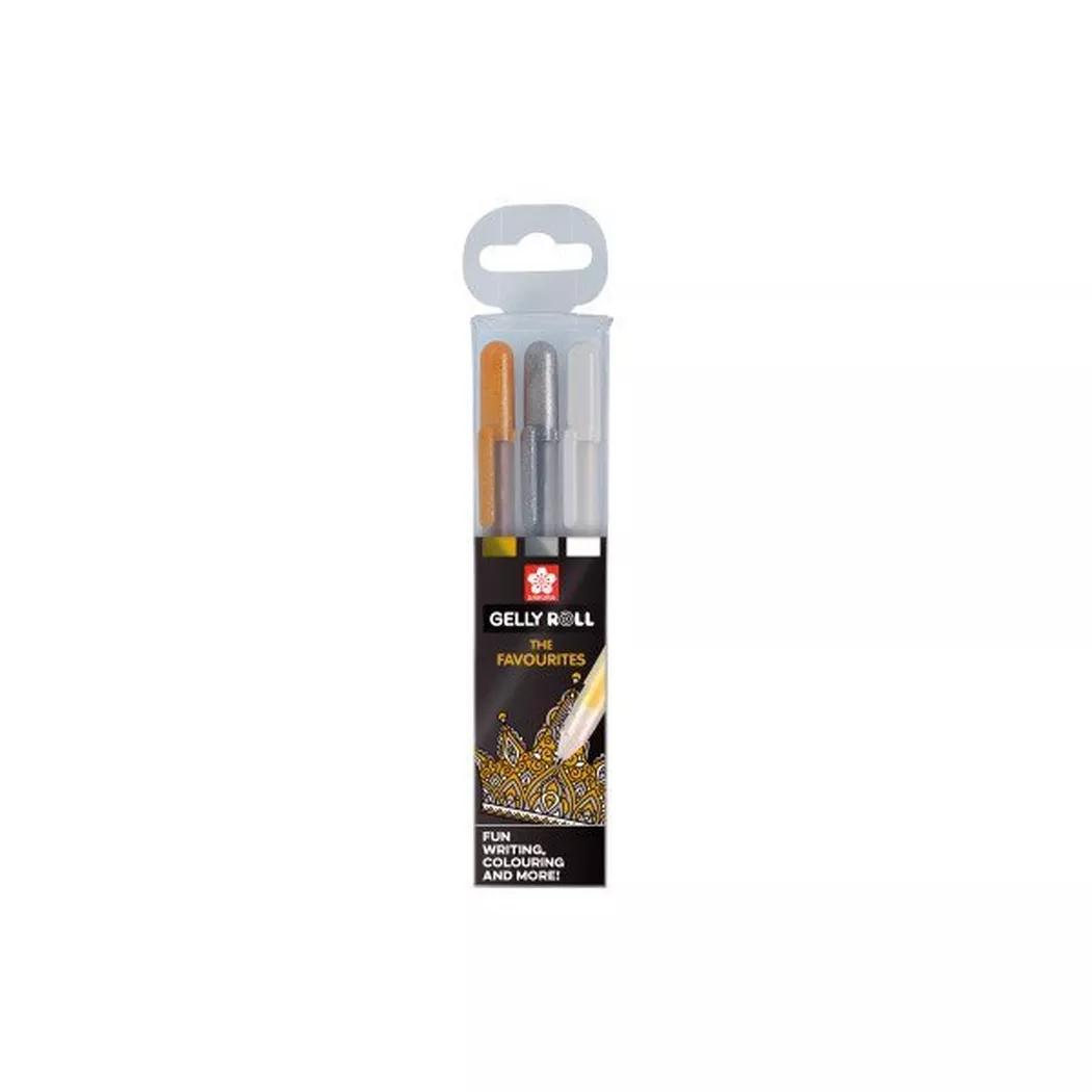 Sakura -  Gelly Roll 0.5mm  3 Stück, Multicolor
