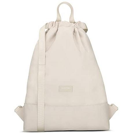 Only-bags.store Gym Bag Beige - No 7 - Sac à dos pour le sport et le festival - sac à dos petit avec poche intérieure - poche extérieure pour un accès rapide  