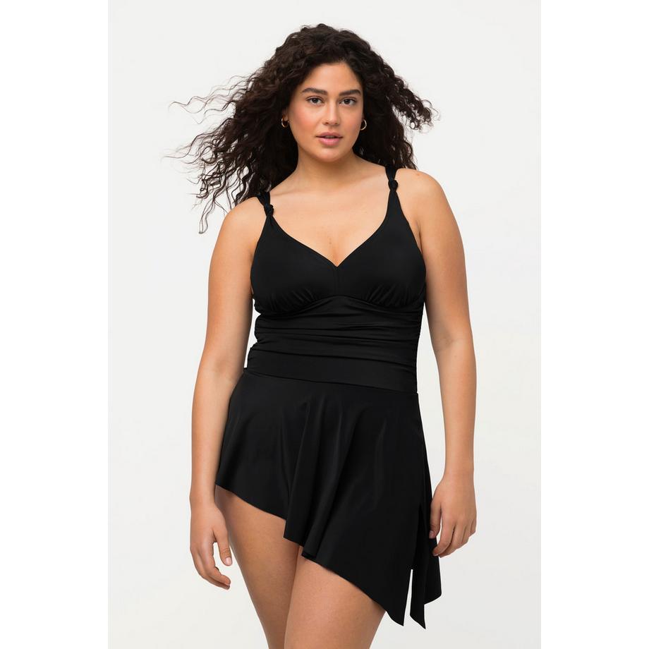 Ulla Popken Abito da bagno Drappeggio Coppe Morbide  