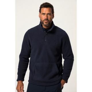 JP1880  Pullover polo in pile da sci con collo polo e maniche lunghe 