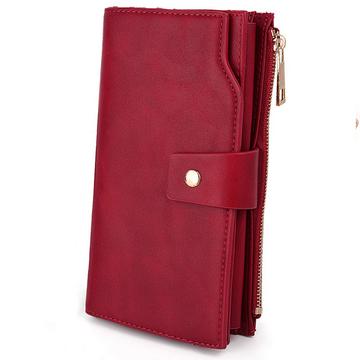 Brieftasche RFID-Blockierung Große Kapazität Vegan Leder Clutch Wallet 21 Card Slots Holder Organizer