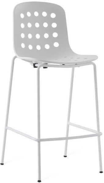 Image of Garten Barhocker Holi niedrig Weiss Garten Barhocker Holi niedrig Weiss