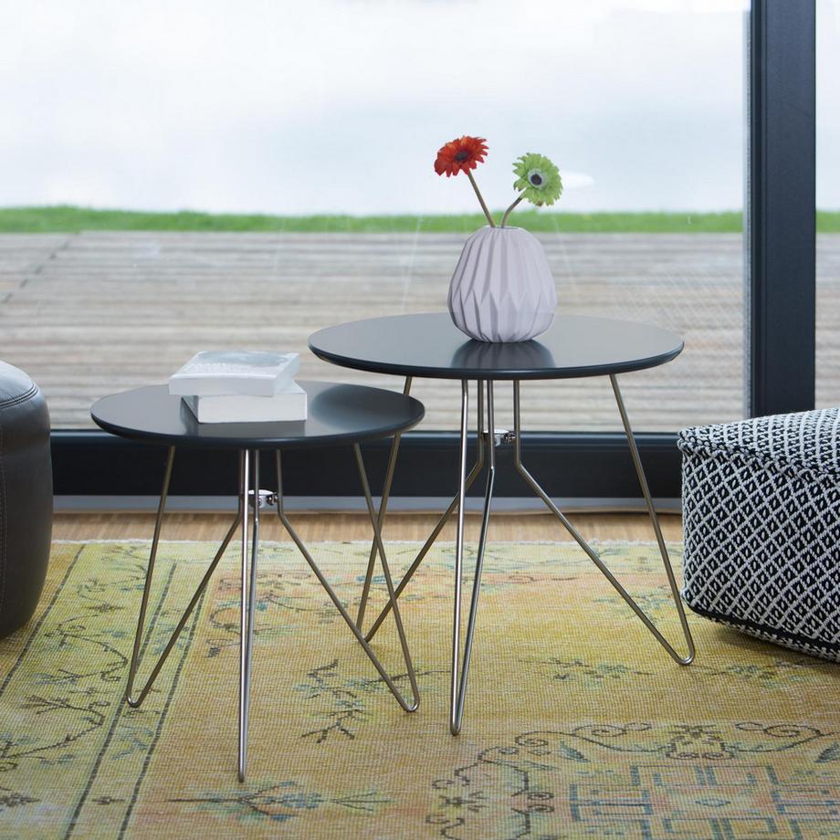 B2X Tavolo da pranzo con 3 gambe in metallo  