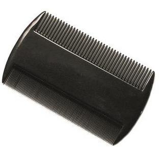 HERBA  Staub-/Lauskamm, Hartgummi, schwarz, 9 cm 