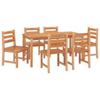 VidaXL set da pranzo da giardino Teak riciclato  