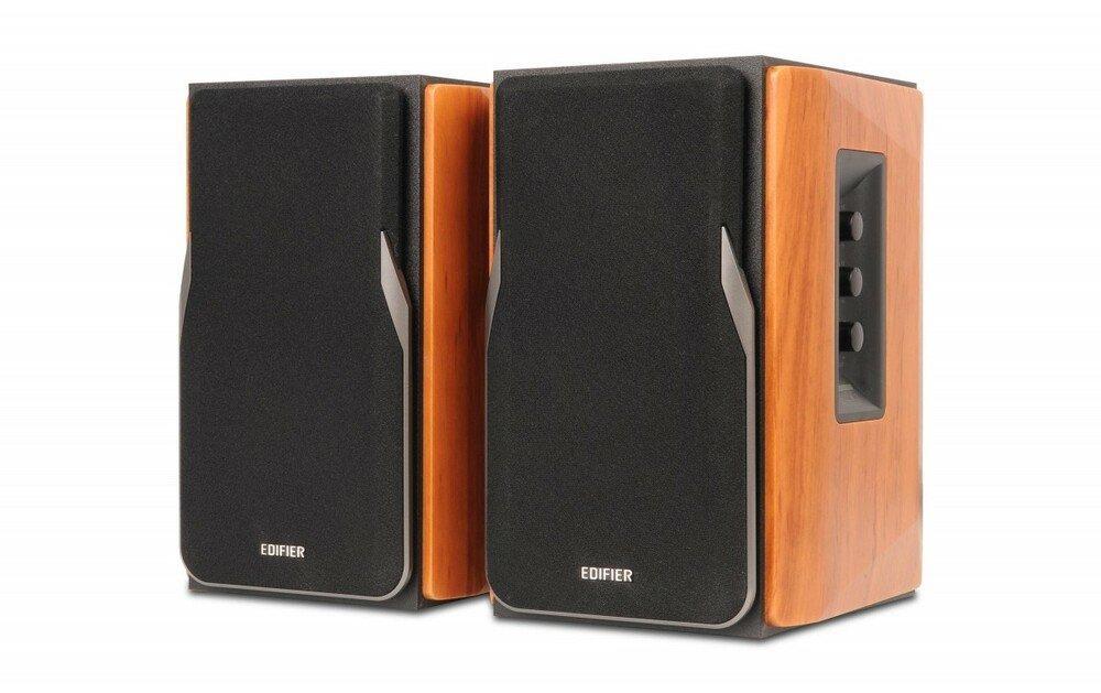 Image of Regallautsprecher Paar R1380DB Braun, Schwarz