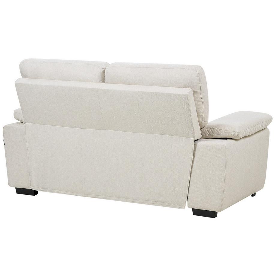 Beliani 2 Sitzer Sofa aus Stoff Skandinavisch VOGAR  