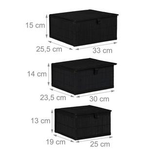 Northio Paniers de rangement - lot de 3  